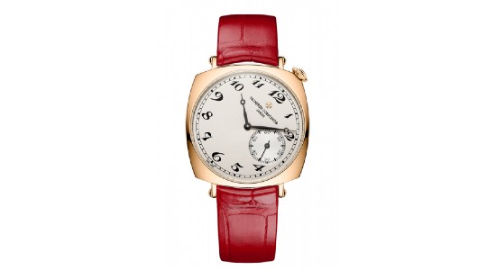 A Vacheron Constantin watch with a tonneau case, available at LV Luxury.