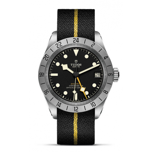 A sleek TUDOR Black Bay Pro watch, available at Horologio